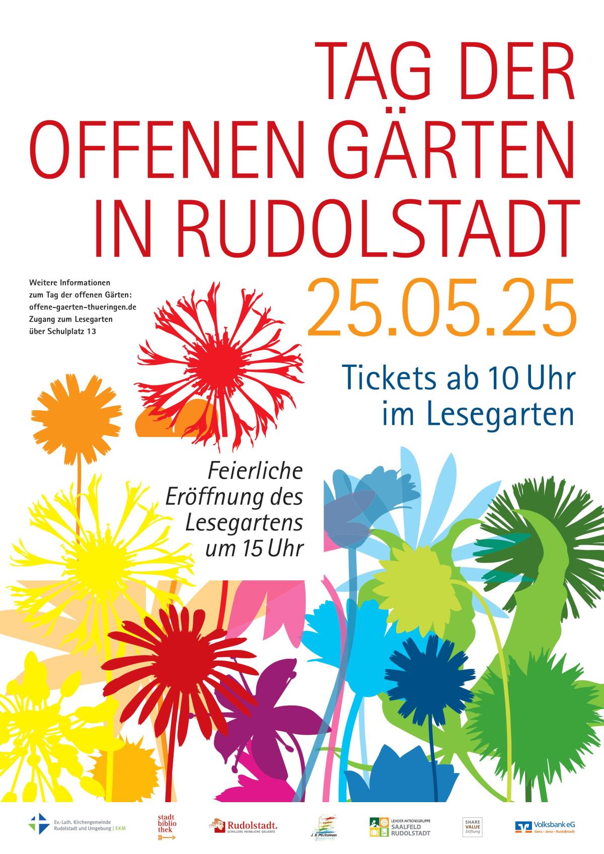 Plakat Lesegarten