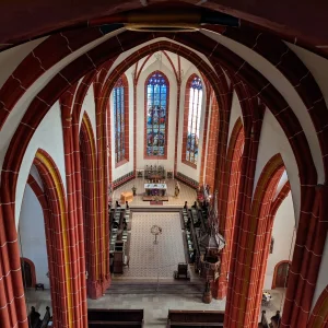 Blick von der Orgelempore  Foto: Andreas Rösel